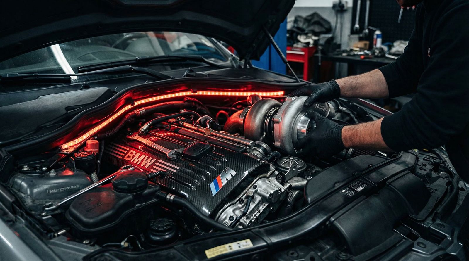 17c一起草修车视频 - 宝马涡轮增压改装视频教程