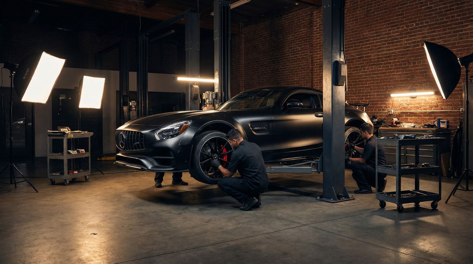 17c一起草修车视频 - 奔驰AMG改装视频教程